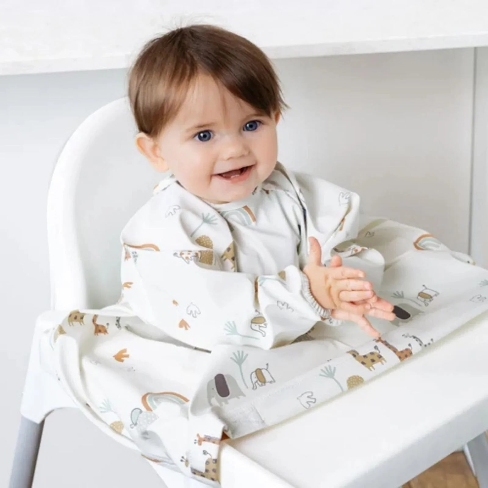 Bibado Coverall Weaning Bib - Serengeti Spaghetti