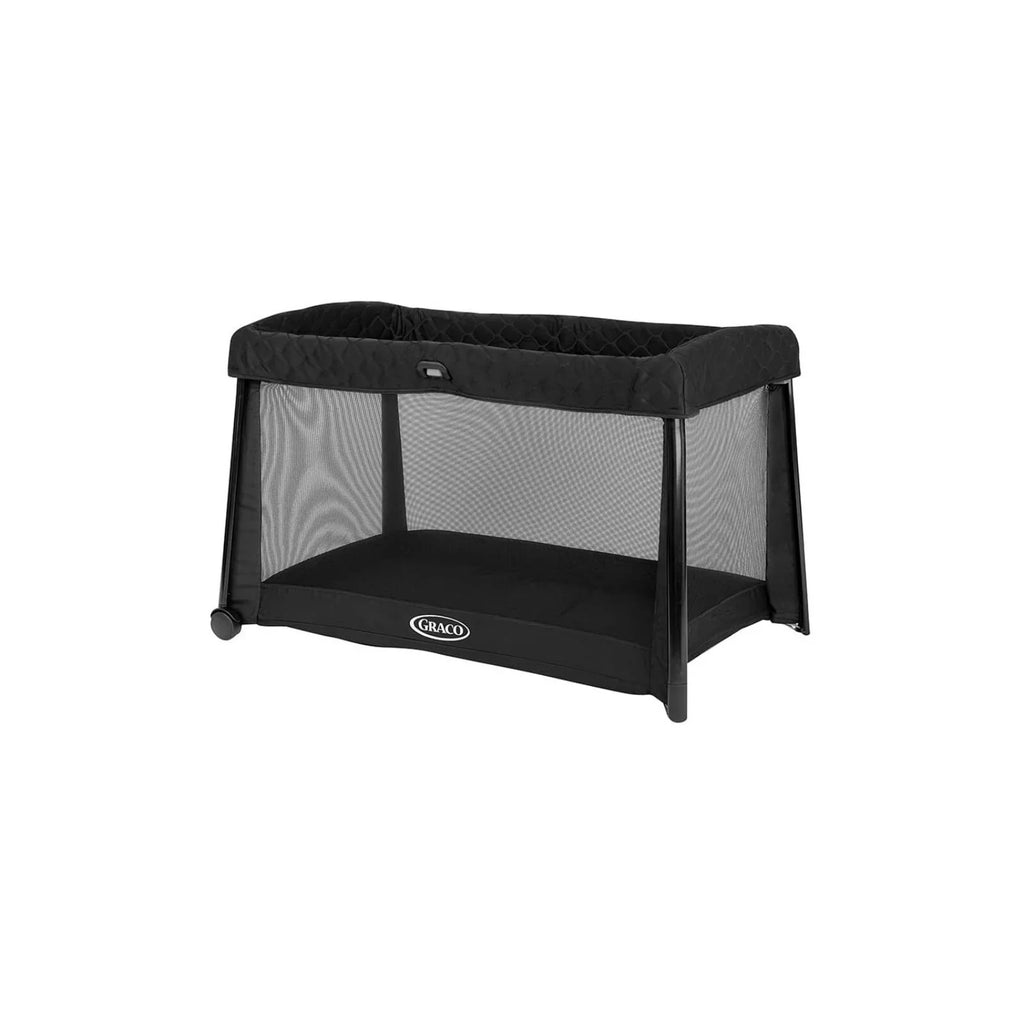 Graco FoldLite LX with Bassinet Travel Cot - Midnight
