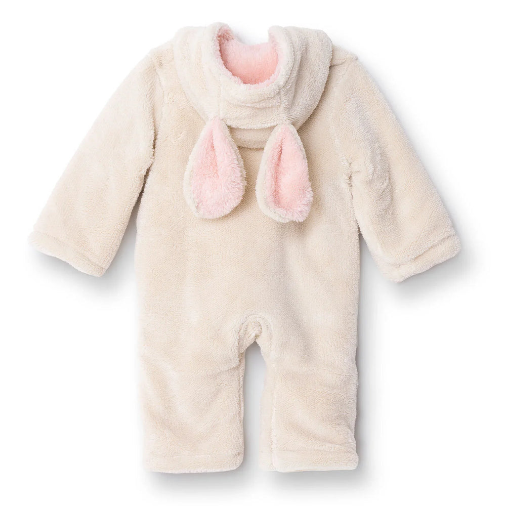 Midimod Newborn Welsoft Footless Jumpsuit - Ecru