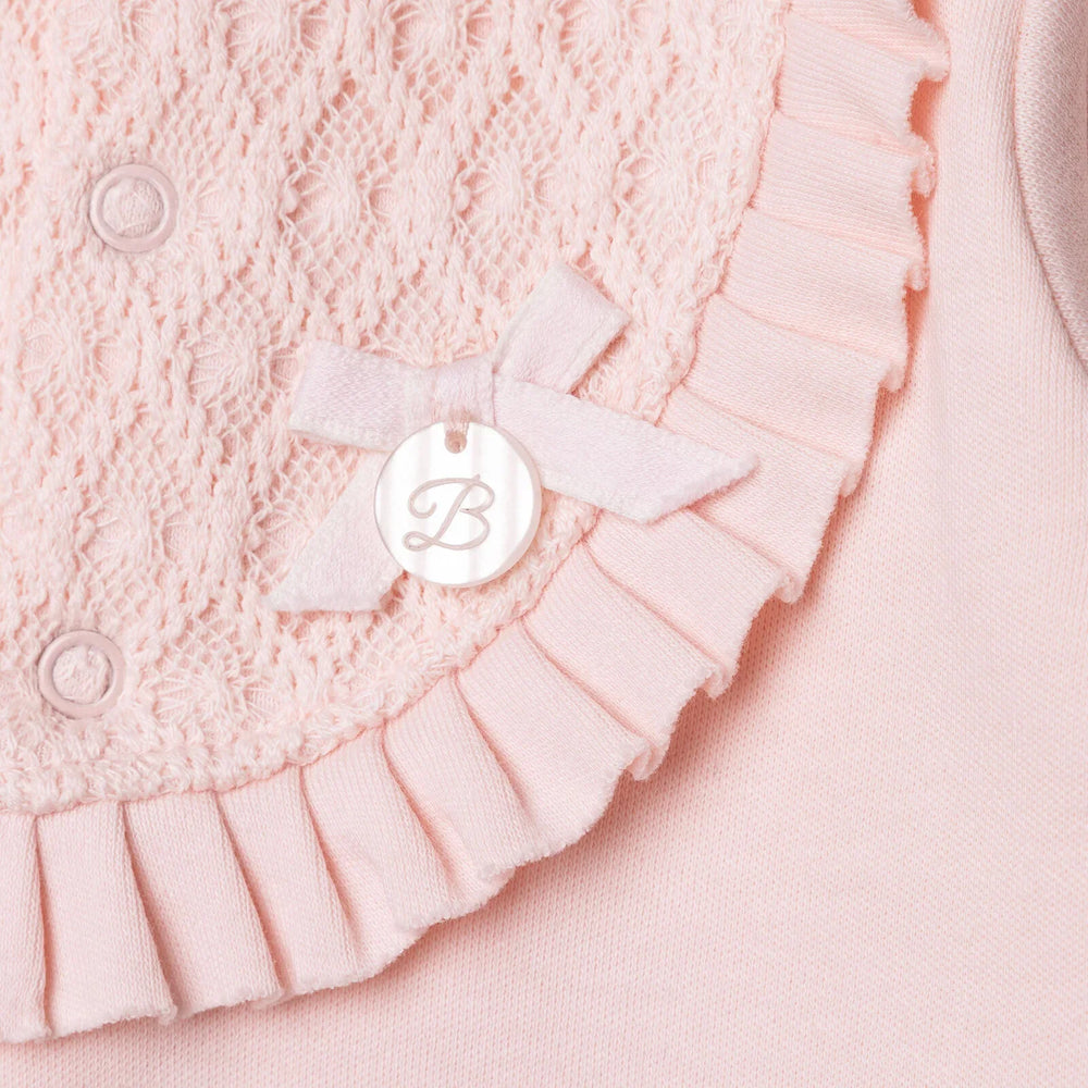 Bebetto Newborn Footed Jumpsuit - Pink
