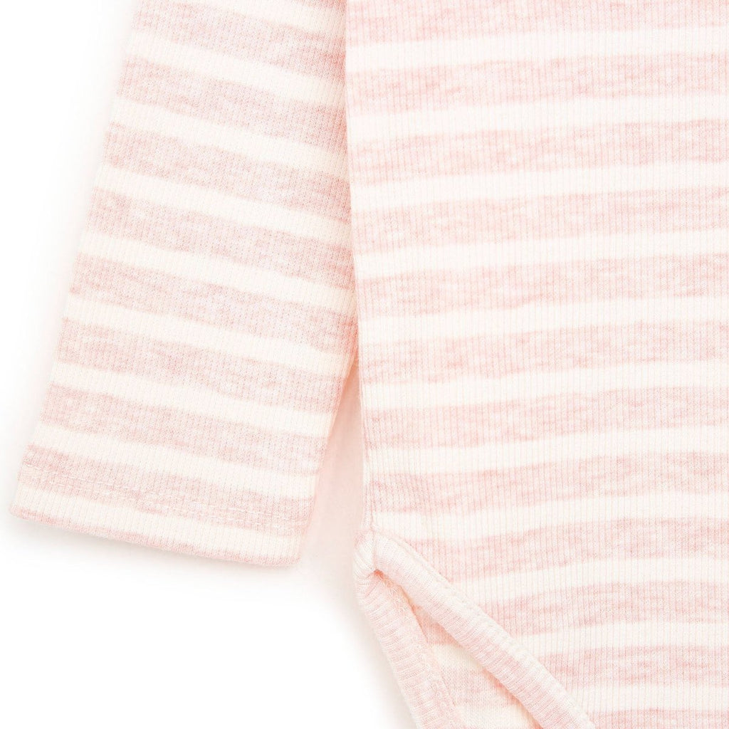 Newborn Fashion Club Long Sleeve Bodysuit - Light Pink