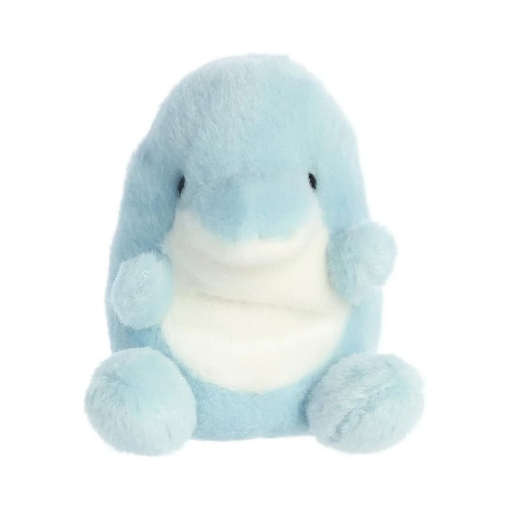 Palm Pals Clicks Dolphin Soft Toy 12cm