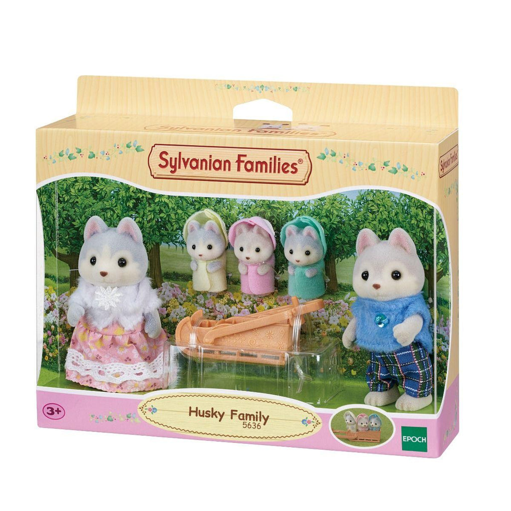 Sylvanian Families Husky Family Toy Playset for Ages 3 and Up