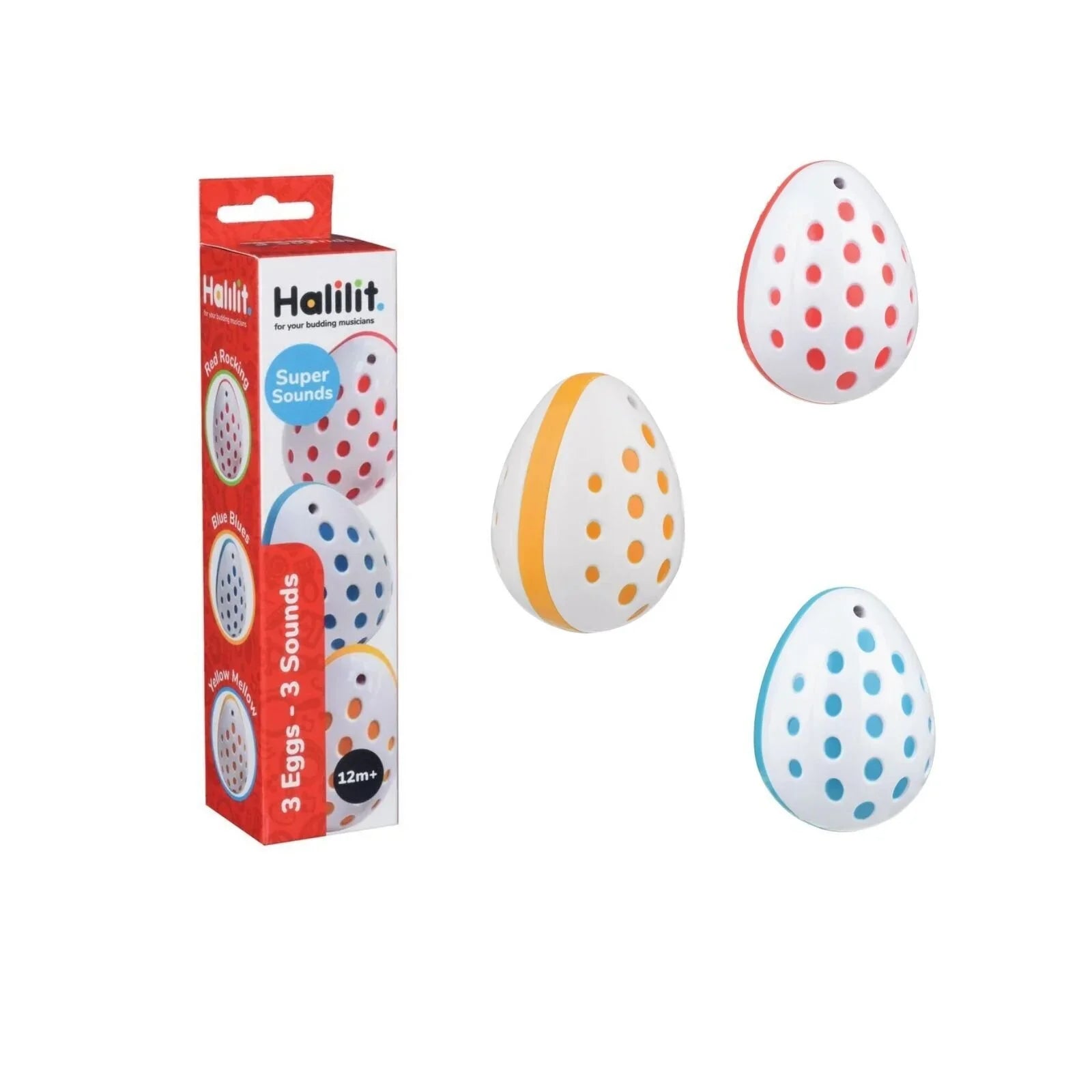 Halilit Egg Shakers 3 pcs
