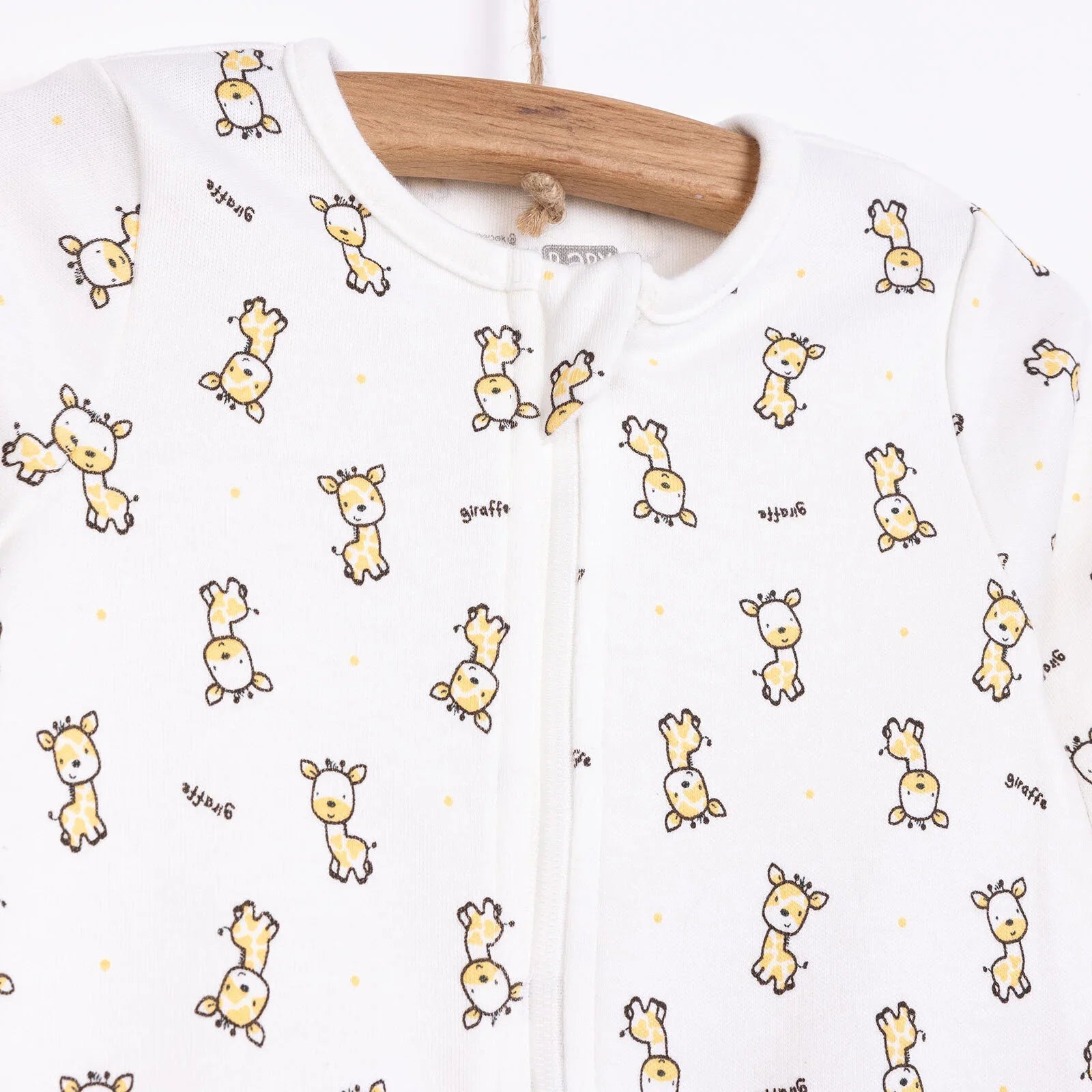 HelloBaby Newborn Boy Footed Jumpsuit - Yellow