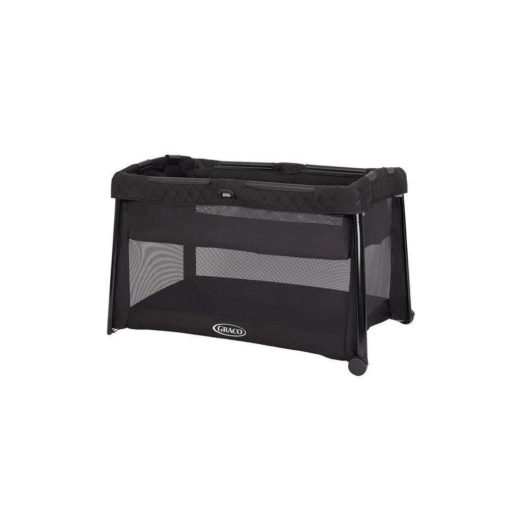 Graco FoldLite LX with Bassinet Travel Cot - Midnight