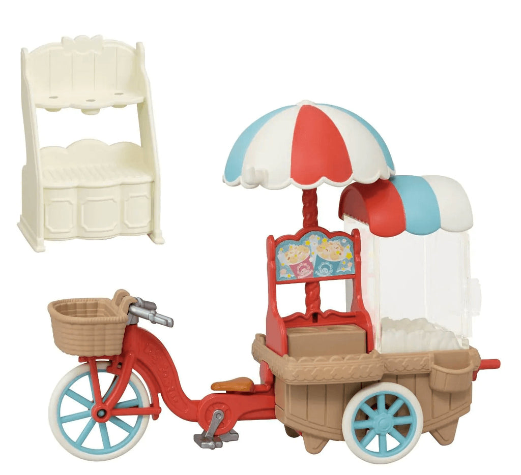 Sylvanian Families Popcorn Delivery Trike Toy Playset for Age 3 and Up
