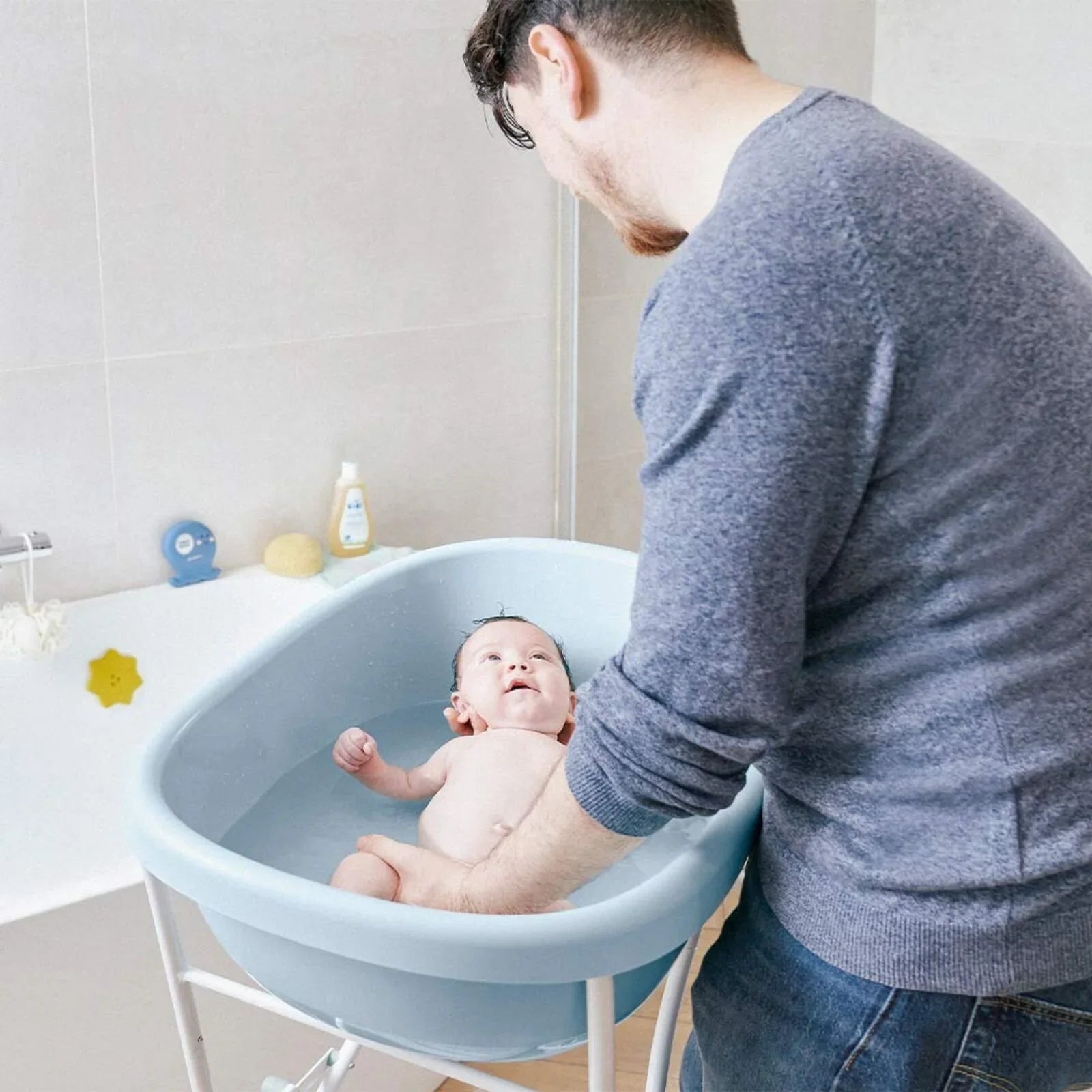 Badabulle Whale Baby & Toddler Bath Tub