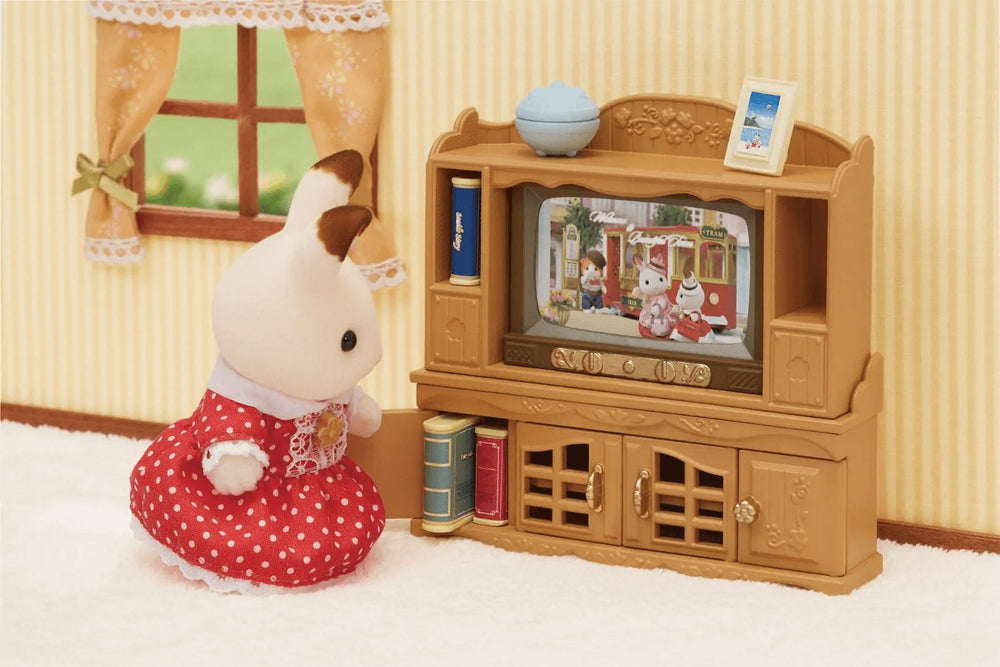 Sylvanian Families Comfy Living Room Set Furniture Playset for Ages 3+
