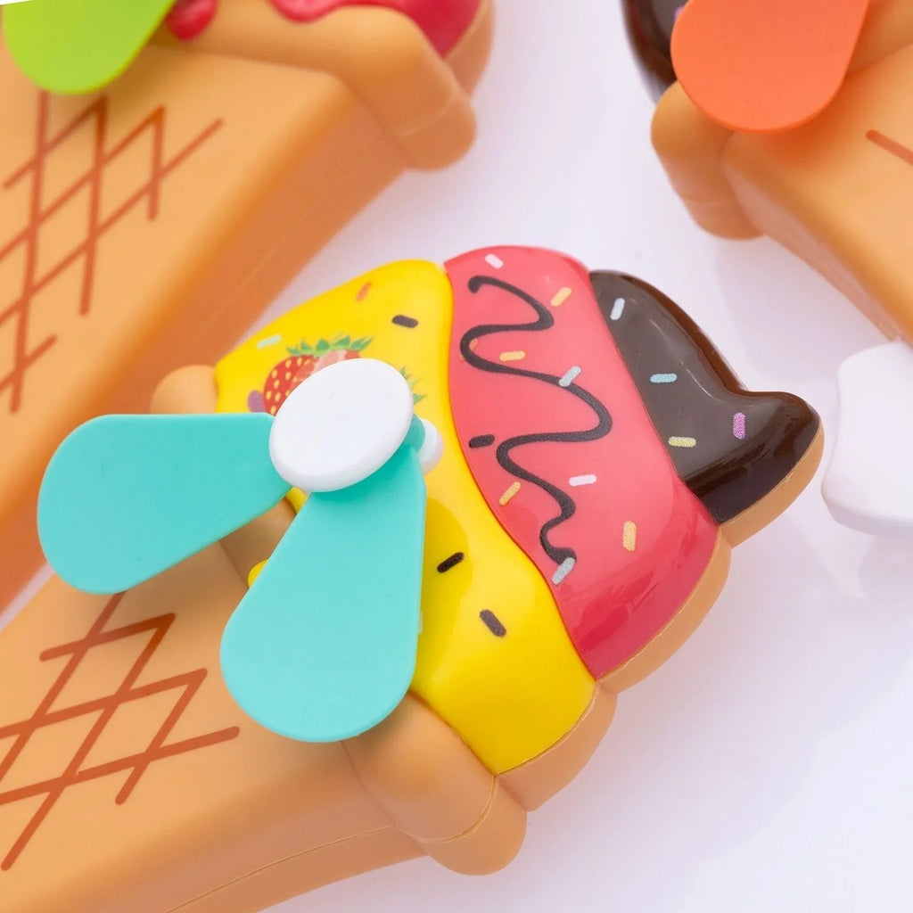 HZTB Ice Cream Big Hand Fan Assorted