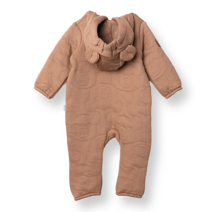 Bebetto Newborn Footless Jumpsuit - Brown