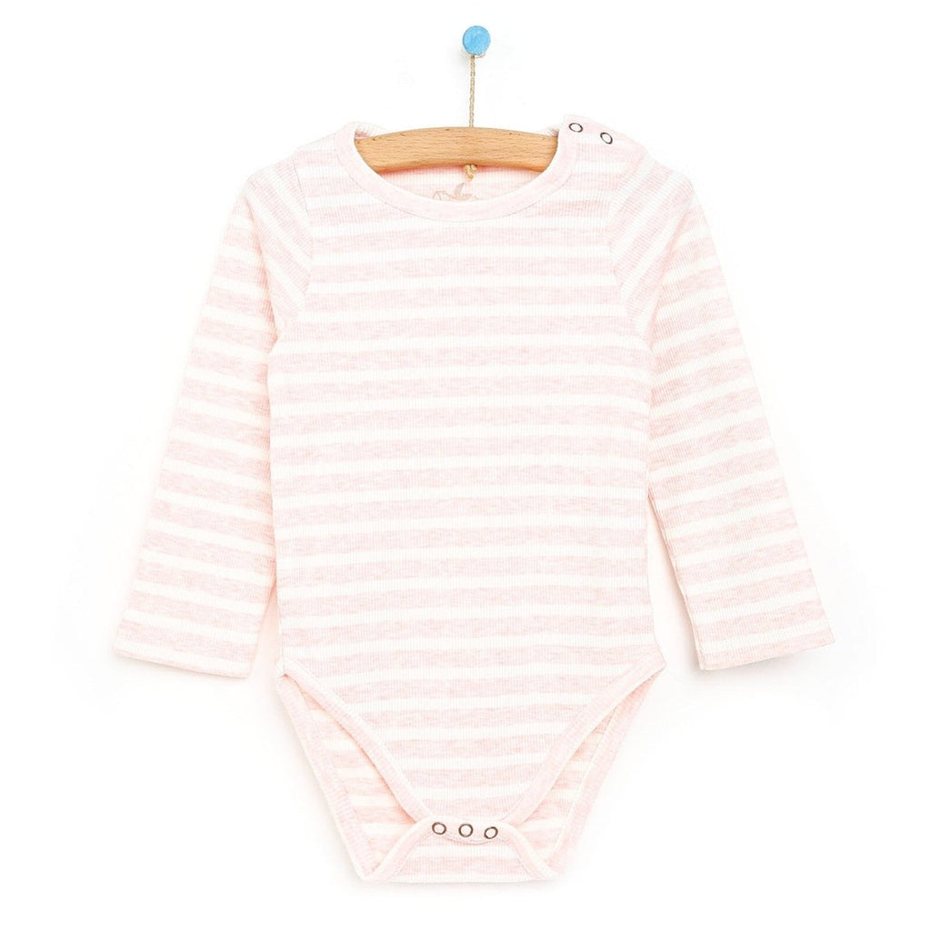Newborn Fashion Club Long Sleeve Bodysuit - Light Pink
