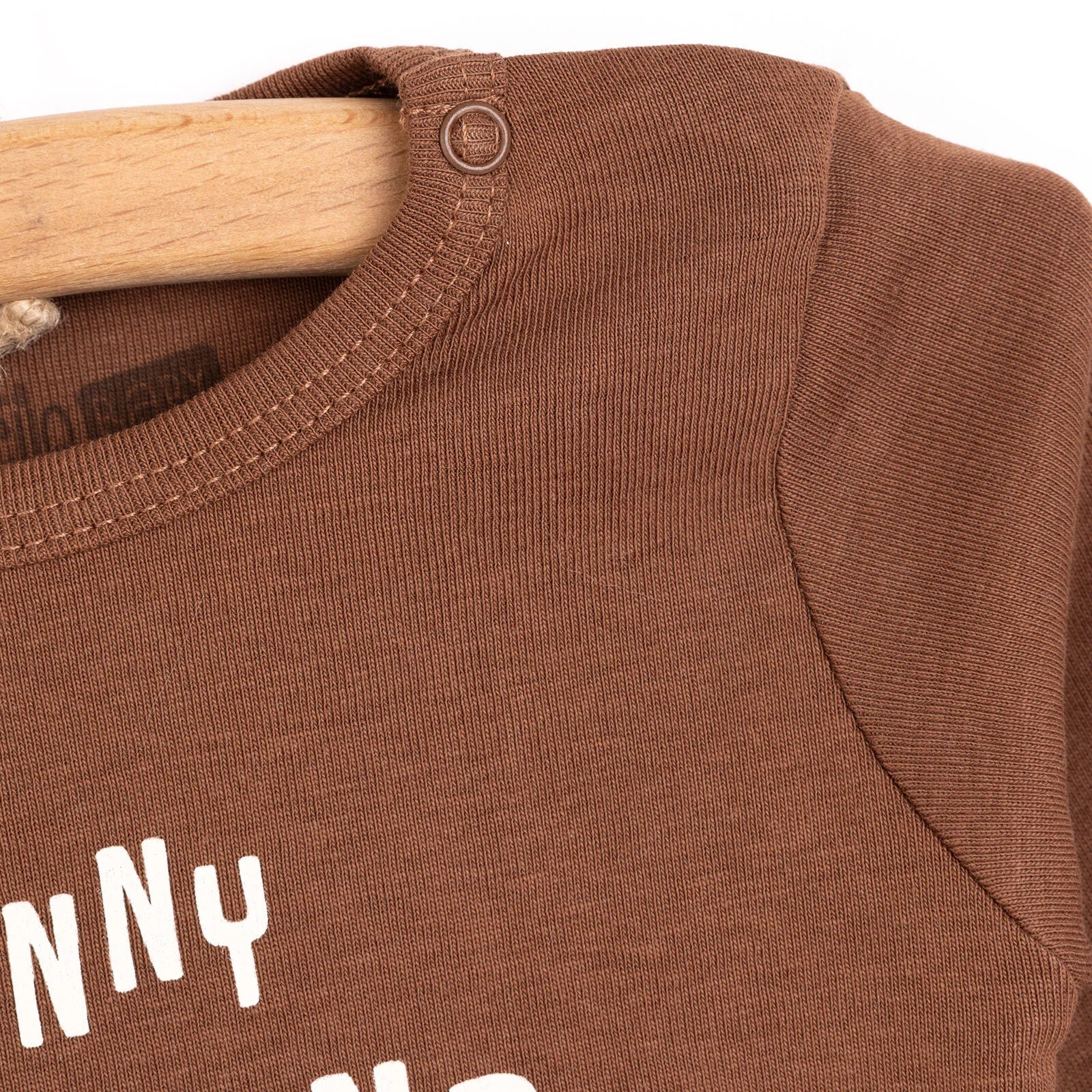 HelloBaby Boy 2-Pack Long Sleeve Bodysuit - Beige