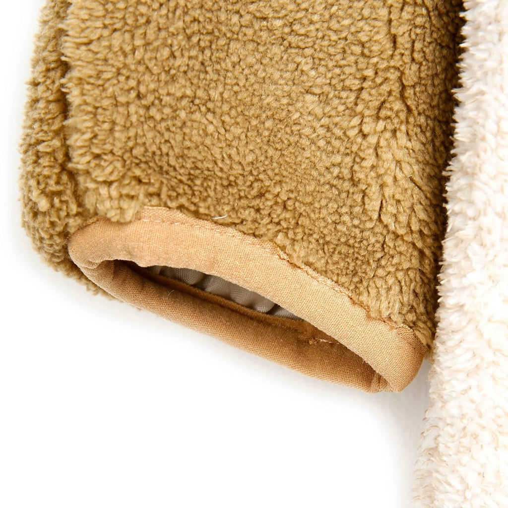 Midimod Newborn Cute Bears Welsoft Footed Jumpsuit - Beige