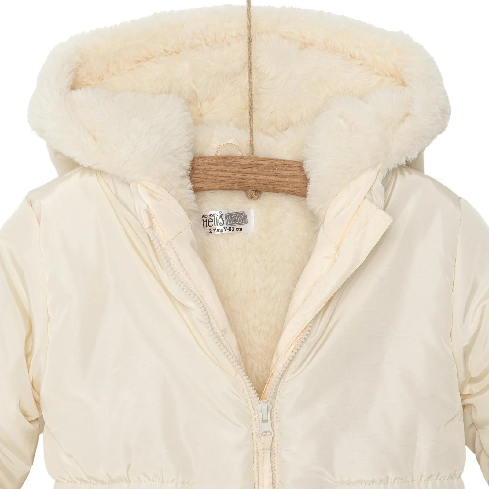HelloBaby Hooded Coat - Beige
