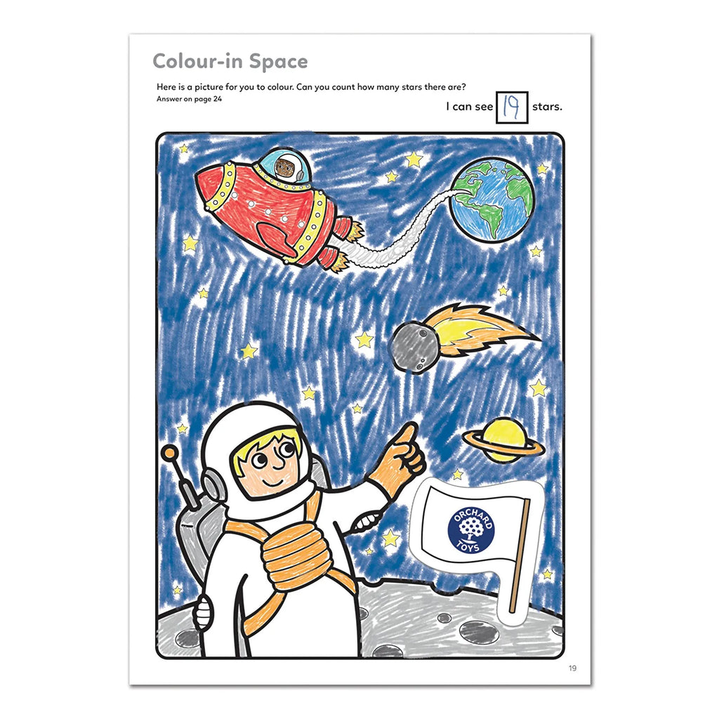 Orchard Toys Outerspace Colouring Book