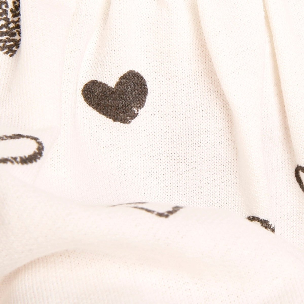 HelloBaby Basic Baby Girl Heart Printed - Beige