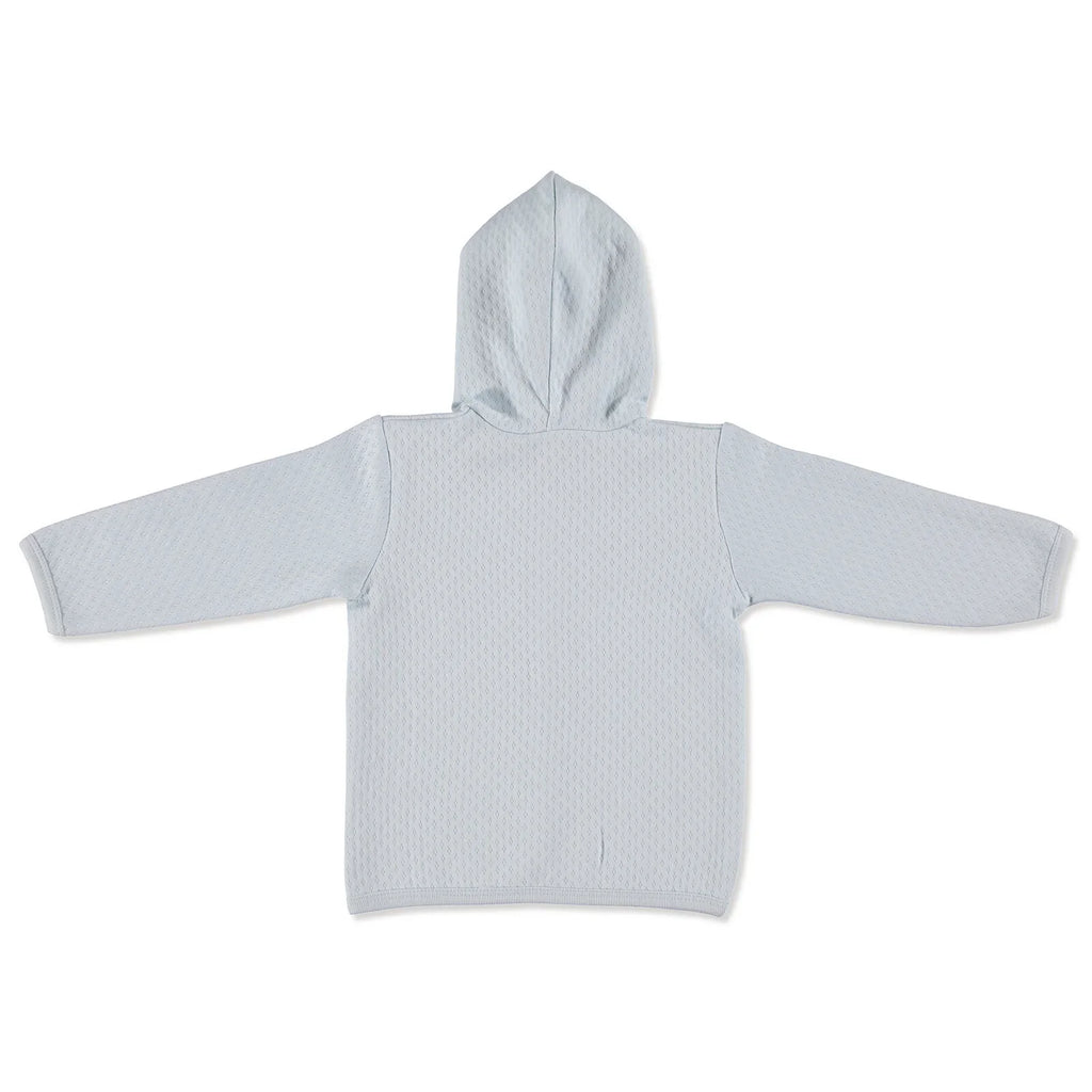 HelloBaby Basic Baby Boy Quilted Hooded - Light Blue