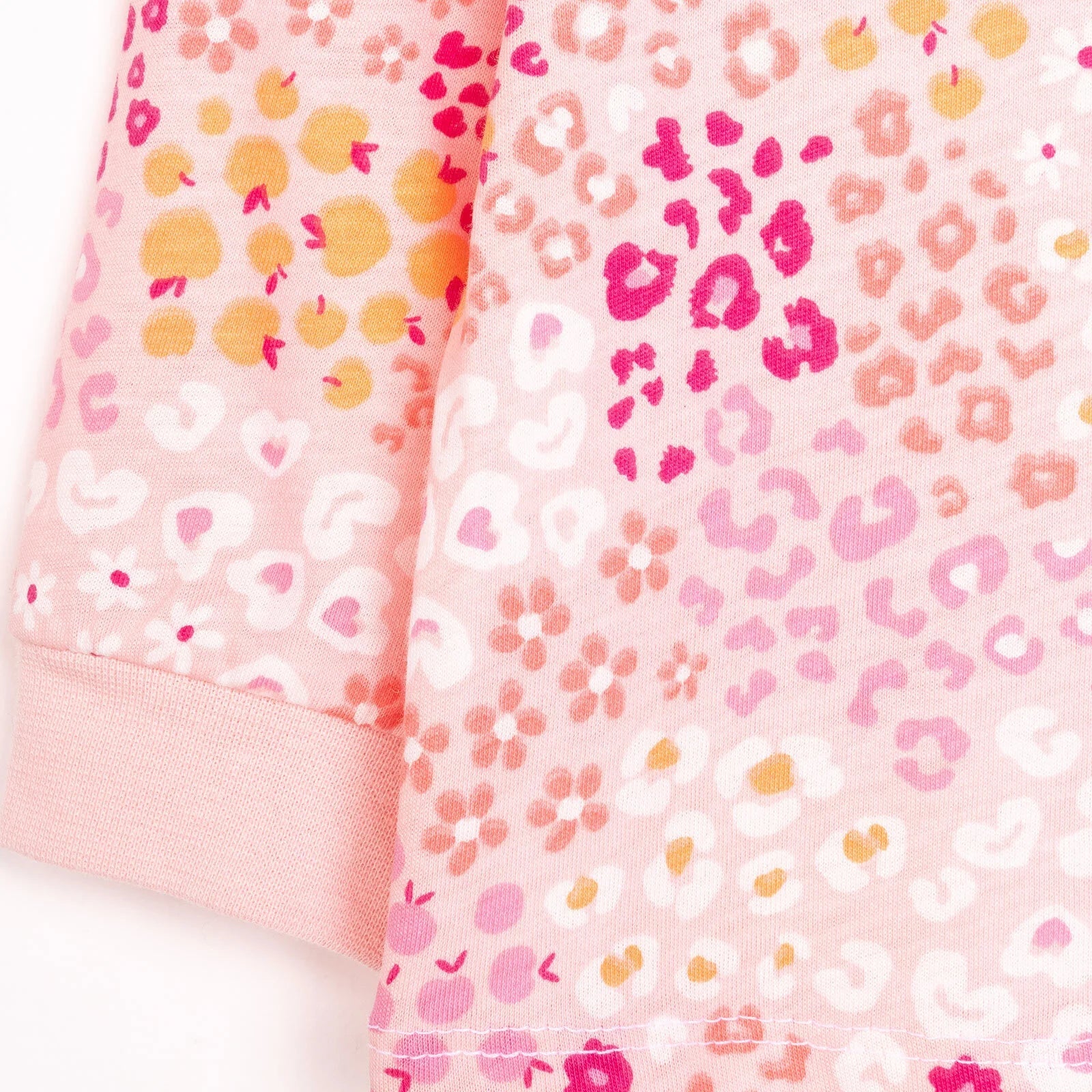 HelloBaby Baby Girl Long Sleeve Pyjamas Set - Dark Pink