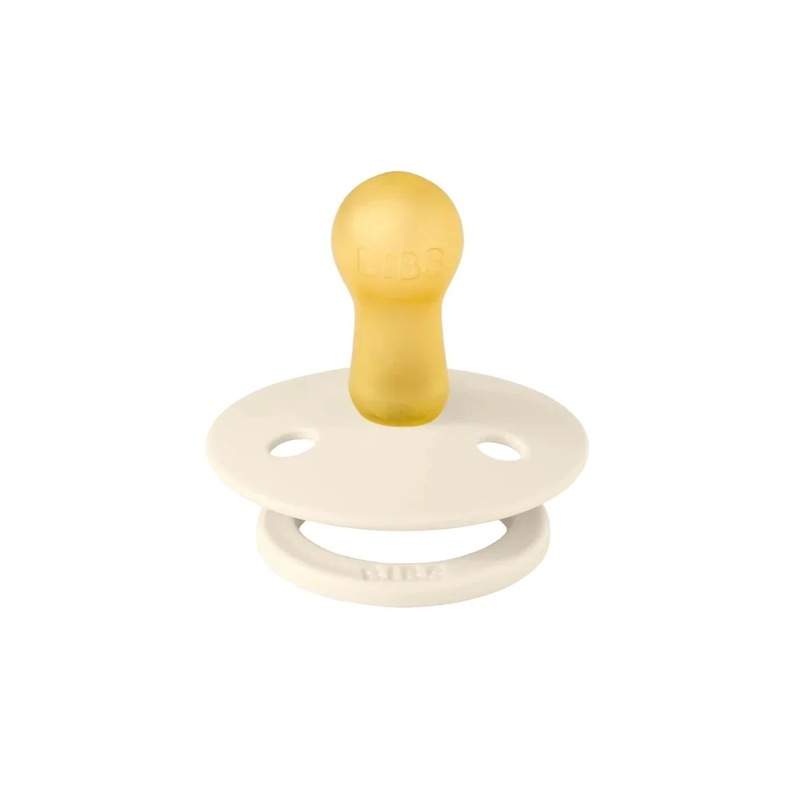 BIBS Block Latex Soothers 0-6 months Pack of 2 - Baby Blue & Dusty Blue