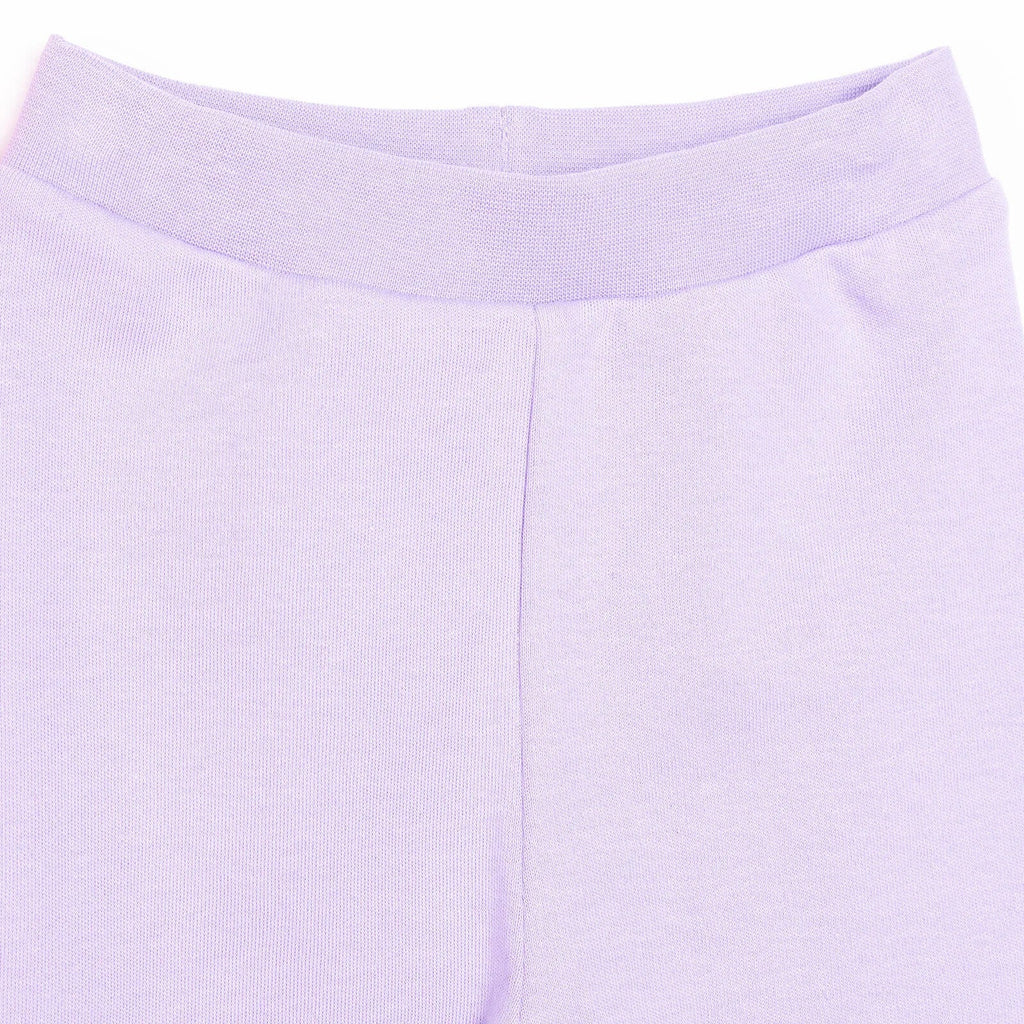 HelloBaby Basic Girl Flower Patterned Footed Bottom 2 pcs - Pink