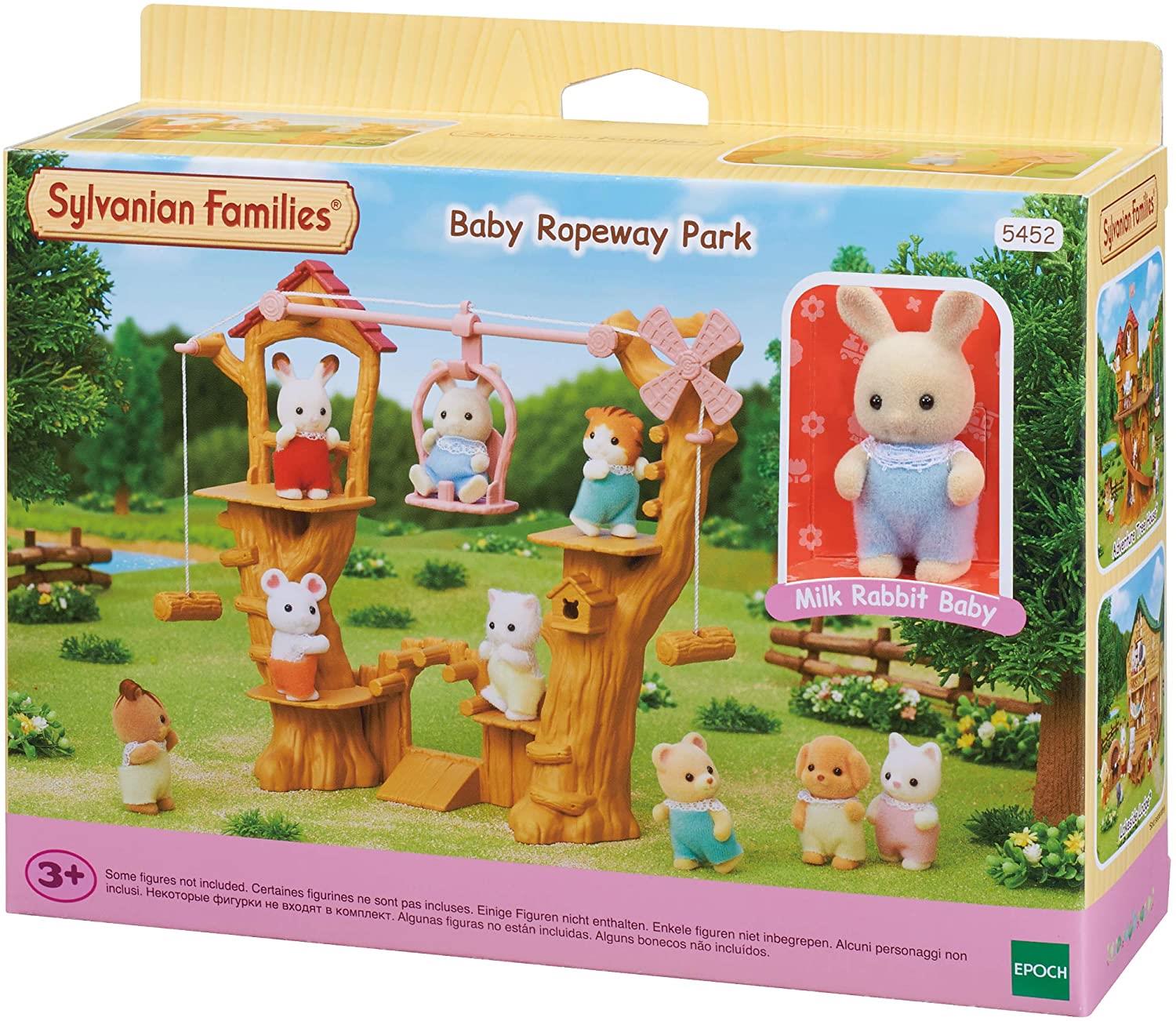 Sylvanian Families Baby Ropeway Park Toy Playset for Ages 3 and Up