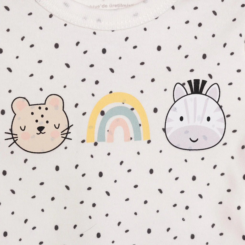 HelloBaby Baby Girl Long Sleeve Body - Ecru