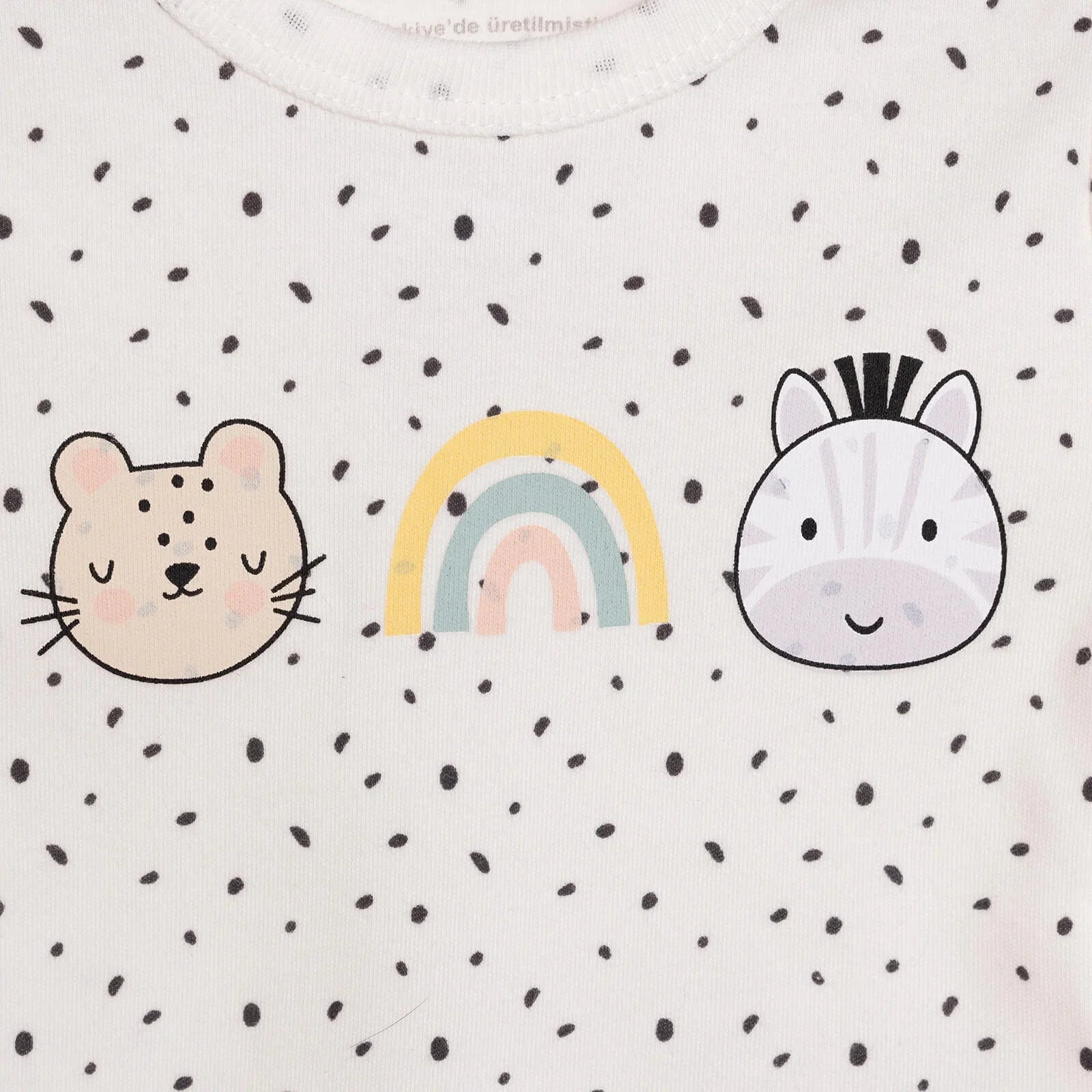 HelloBaby Baby Girl Long Sleeve Body - Ecru