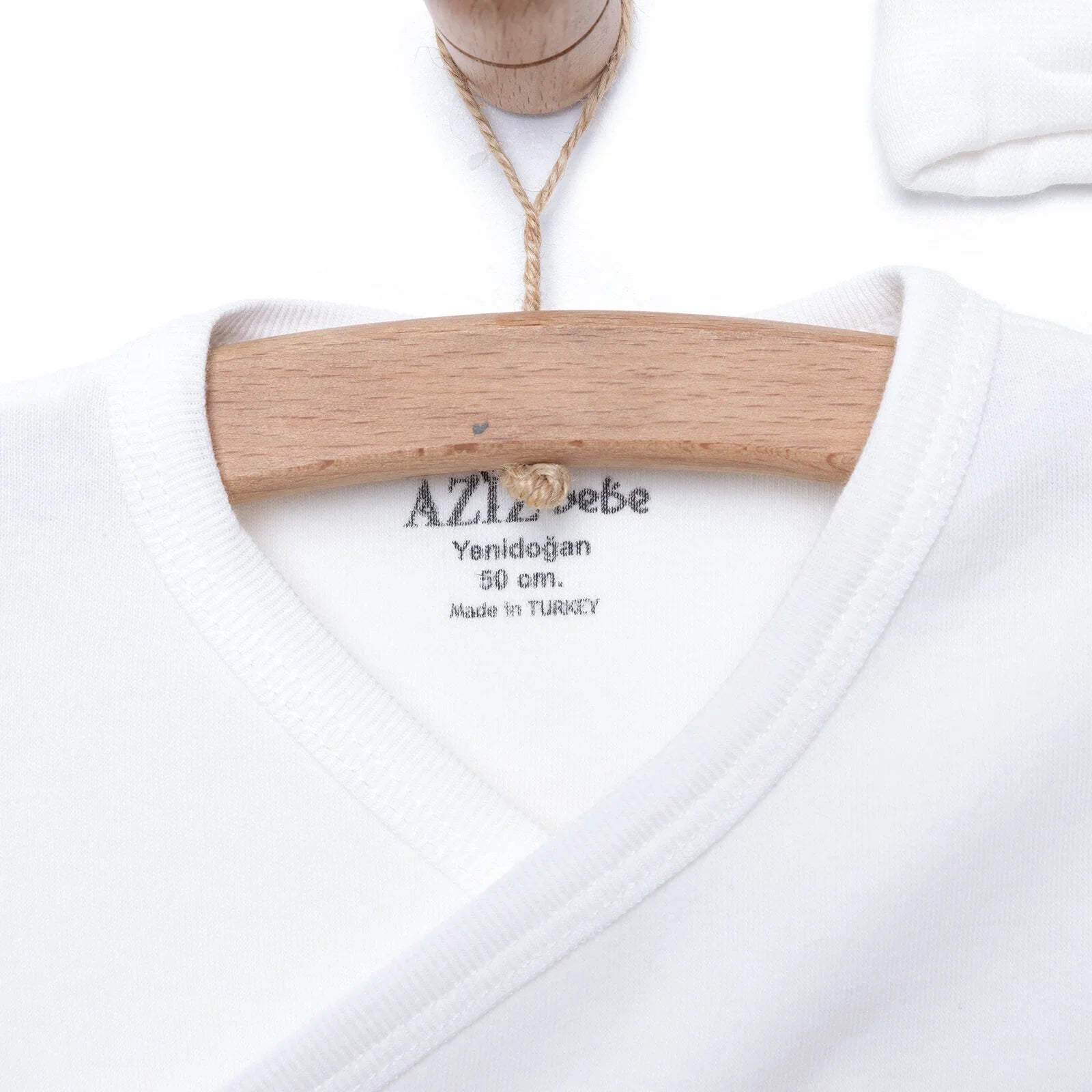 Aziz Bebe Suzene Embroidered 5 Piece Newborn Starter Set - Ecru