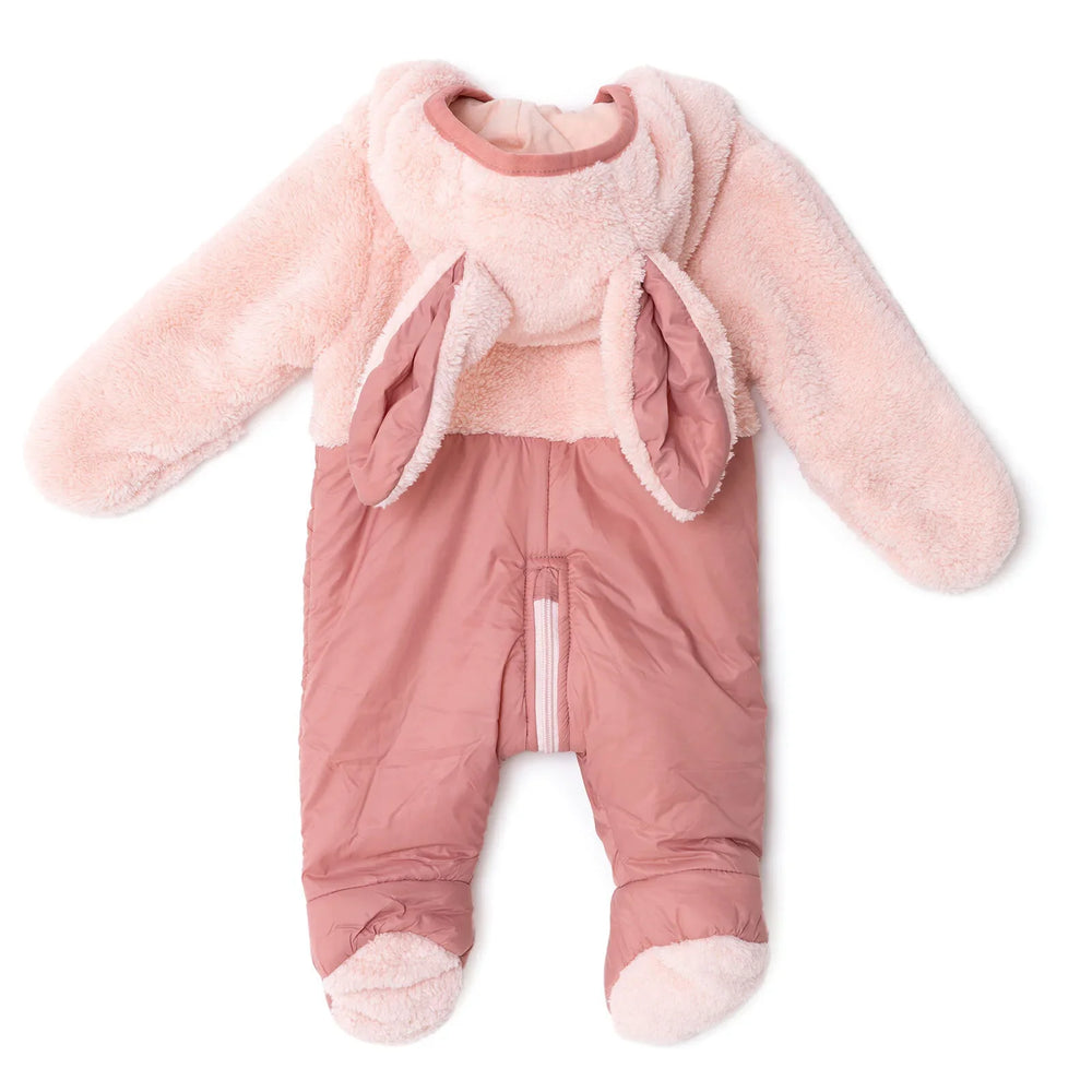Midimod Newborn Welsoft Footed Jumpsuit - Pink
