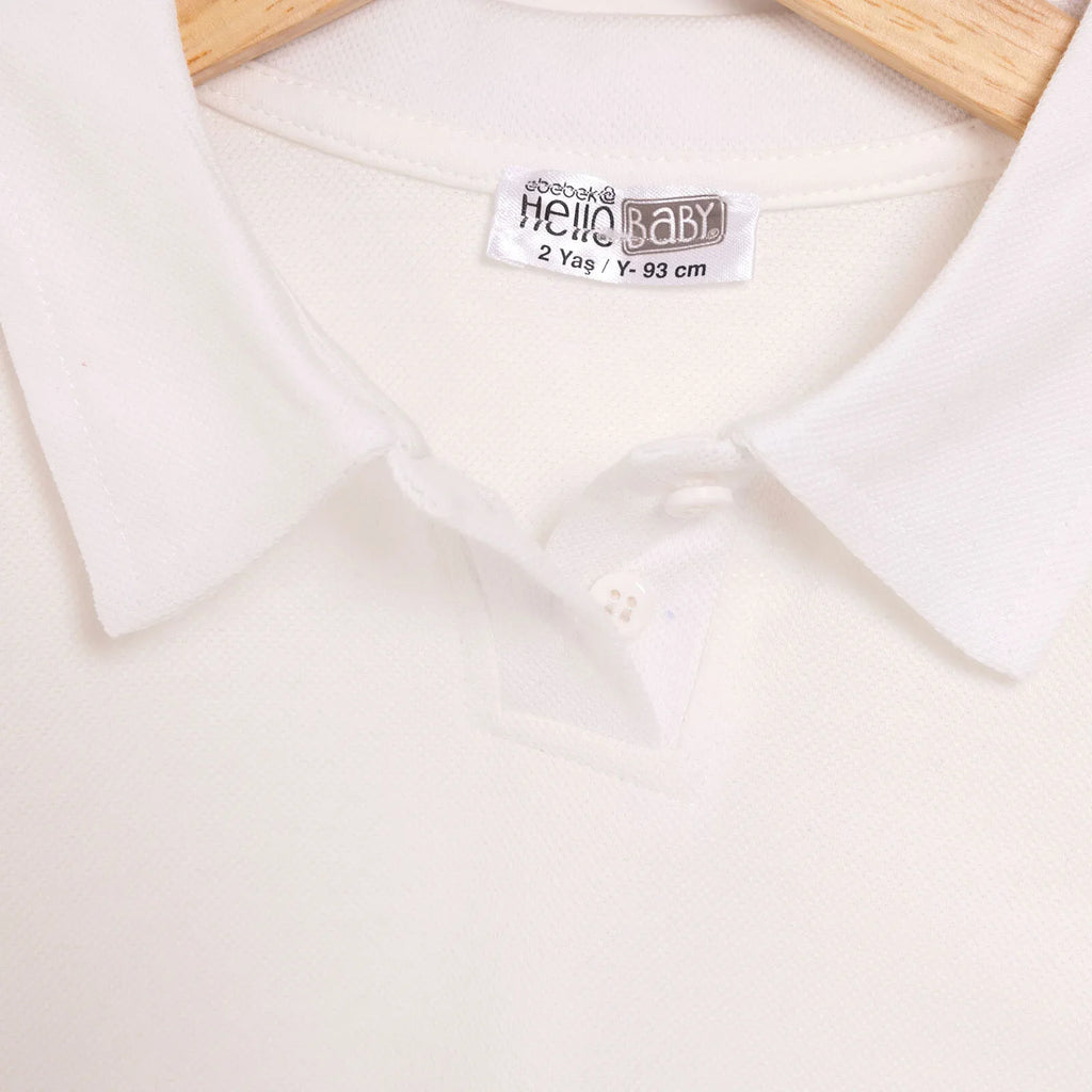 HelloBaby Long Sleeve T-shirt - White