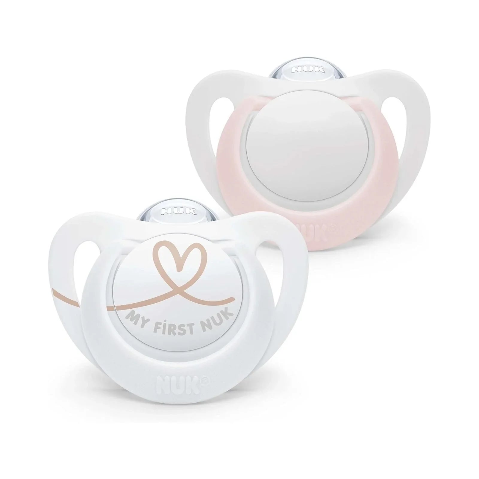 NUK Star Soother 0-6 months Pack of 2 - Pink