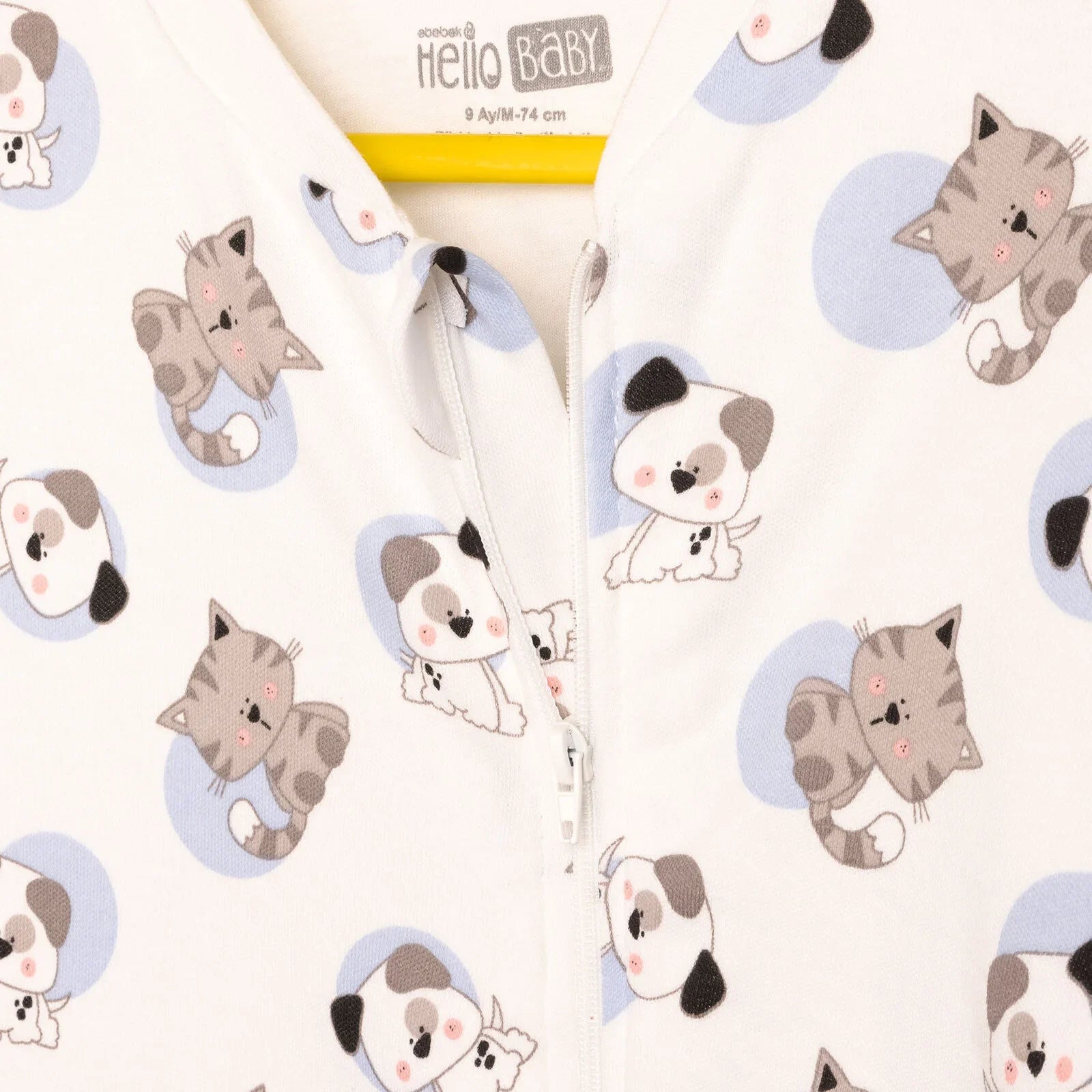 HelloBaby Sleepsuit - White