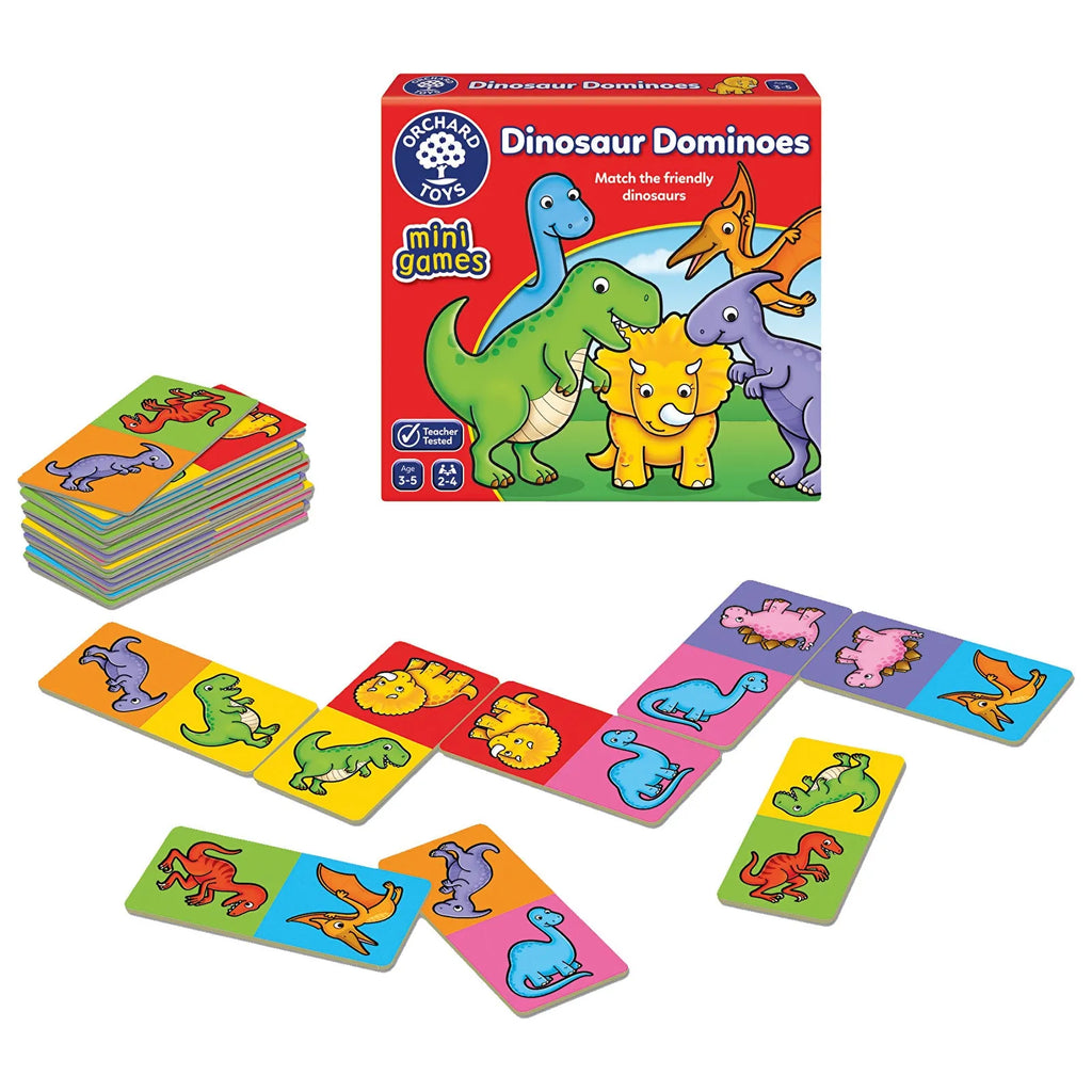 Orchard Toys Mini Games - Dinosaur Dominoes