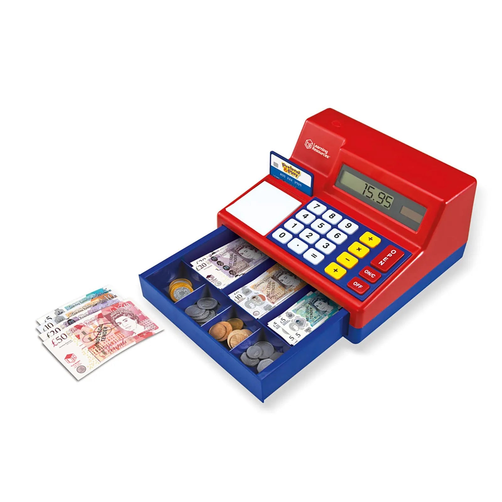Learning Resources Pretend & Play Calculator Cash Register