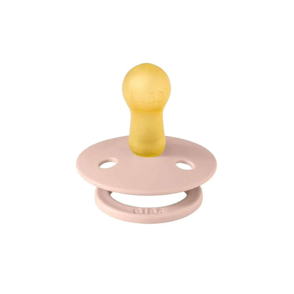 BIBS Colour Latex Soothers 0-6 months Pack of 2 - Vanilla & Blush