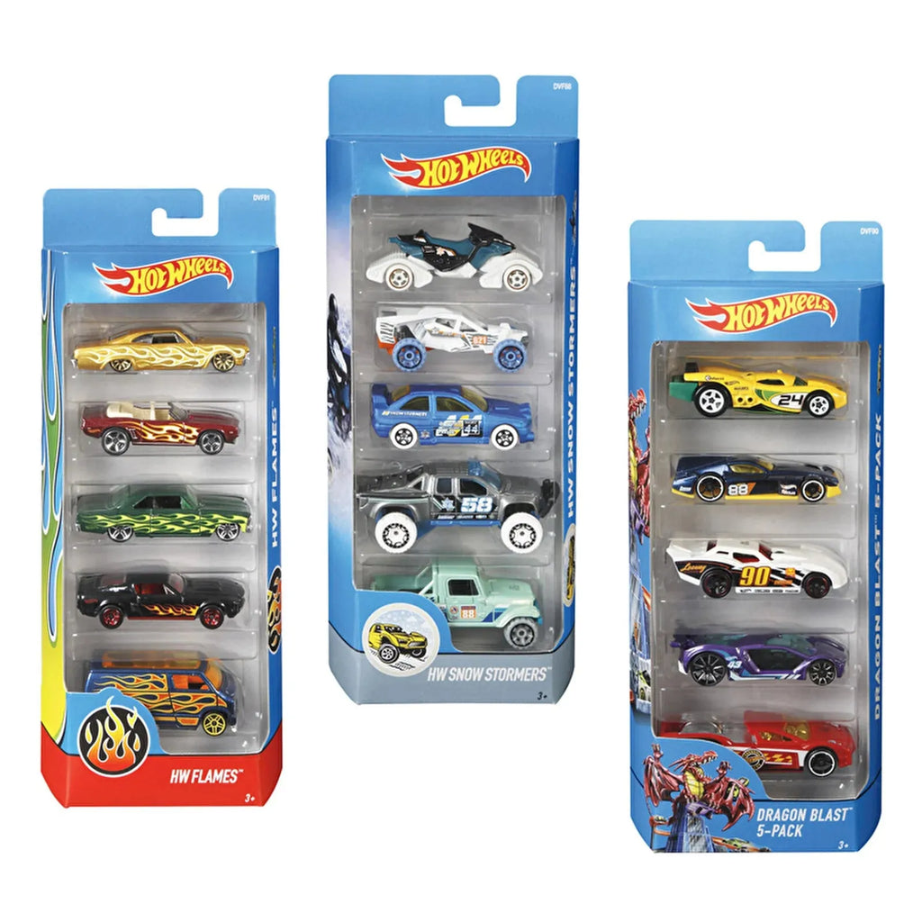 Hot Wheels 5 Car Giftpack