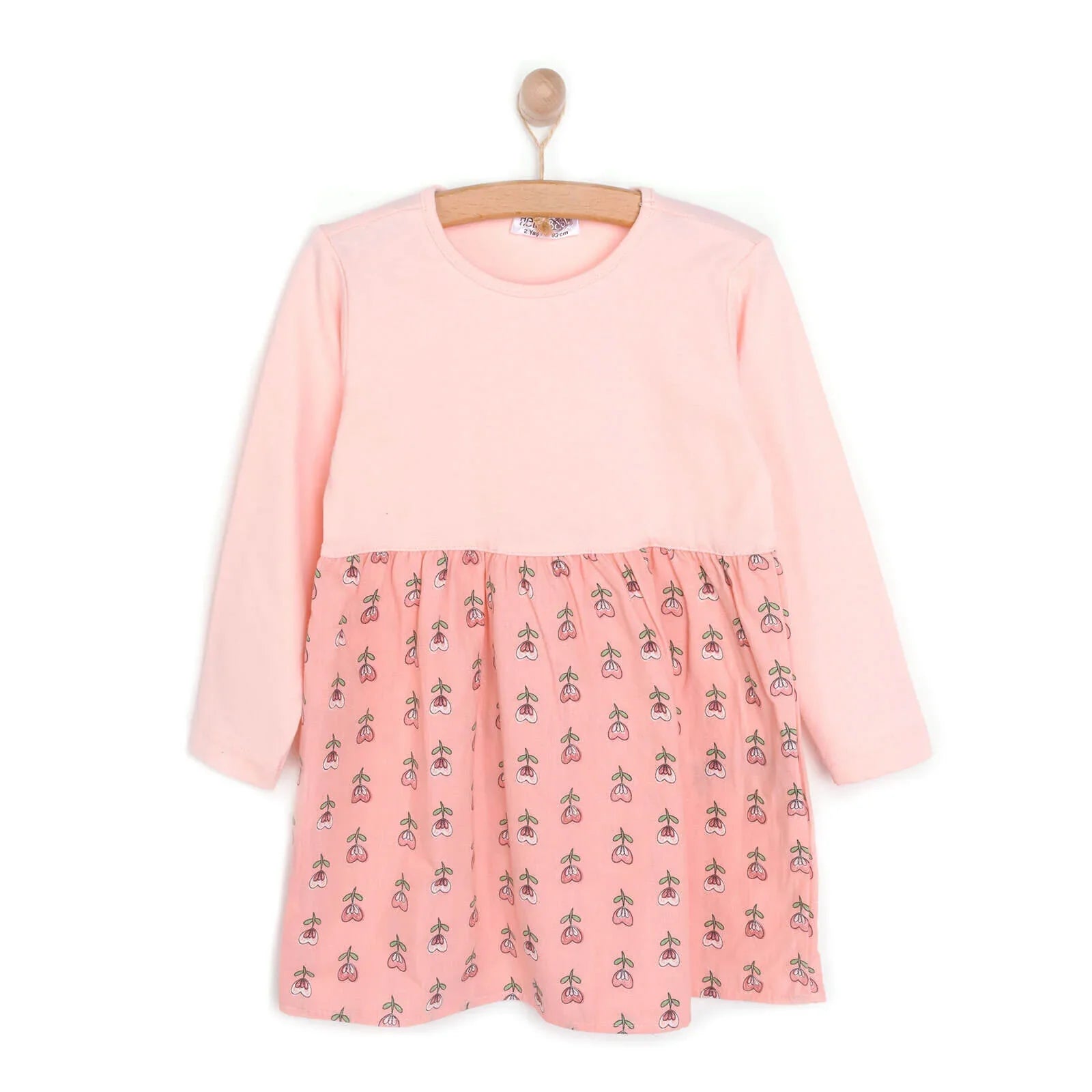 HelloBaby Baby Girl Winter Fairytale Dress - Powder