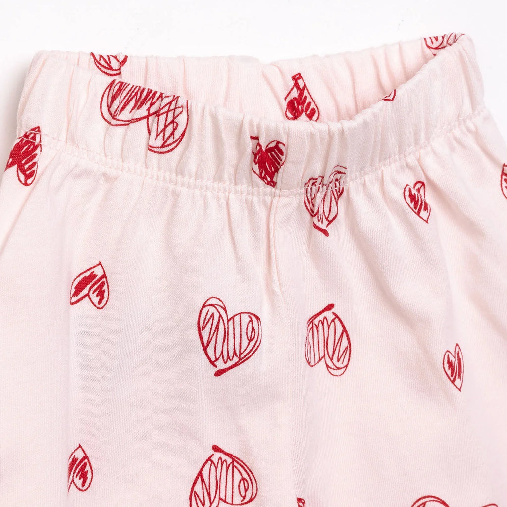 HelloBaby Baby Girl Long Sleeve Pyjamas Set - Light Pink