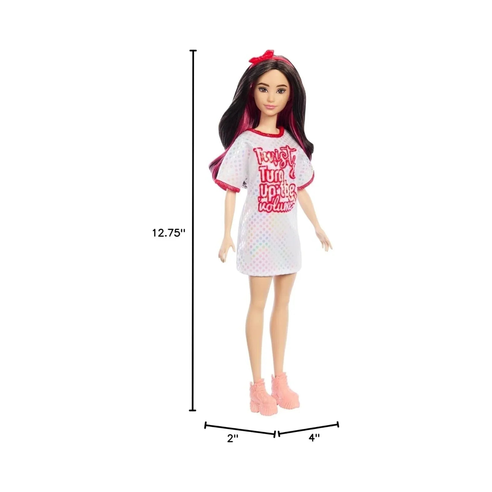 Barbie Fashionista Twisty Turn Up the Volume Doll