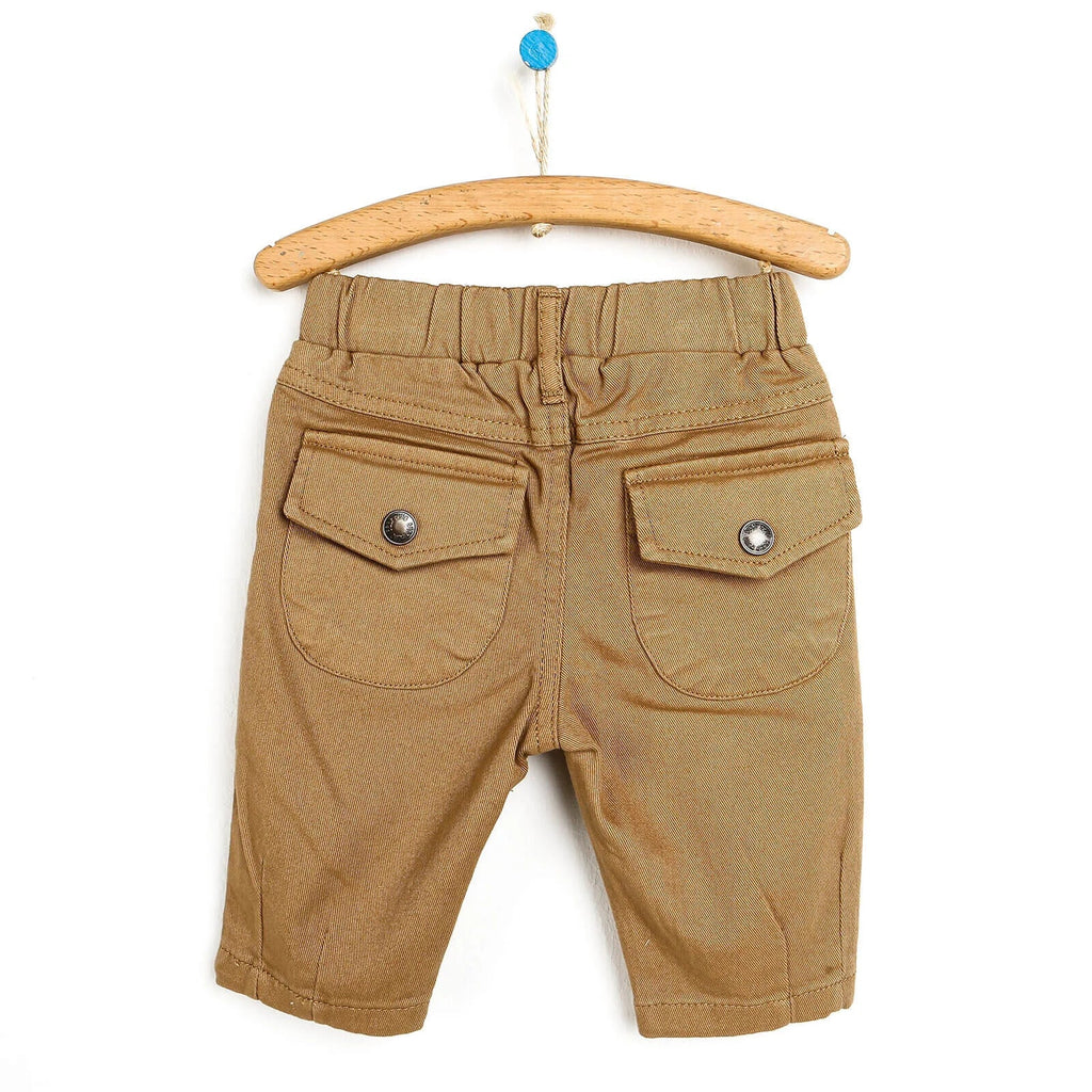 HelloBaby Basic Baby Boy Woven Pants - Mustard