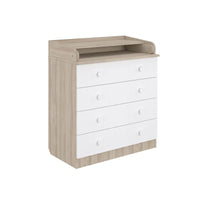 Shefa Kids 800 Changing Dressers - Elm/White