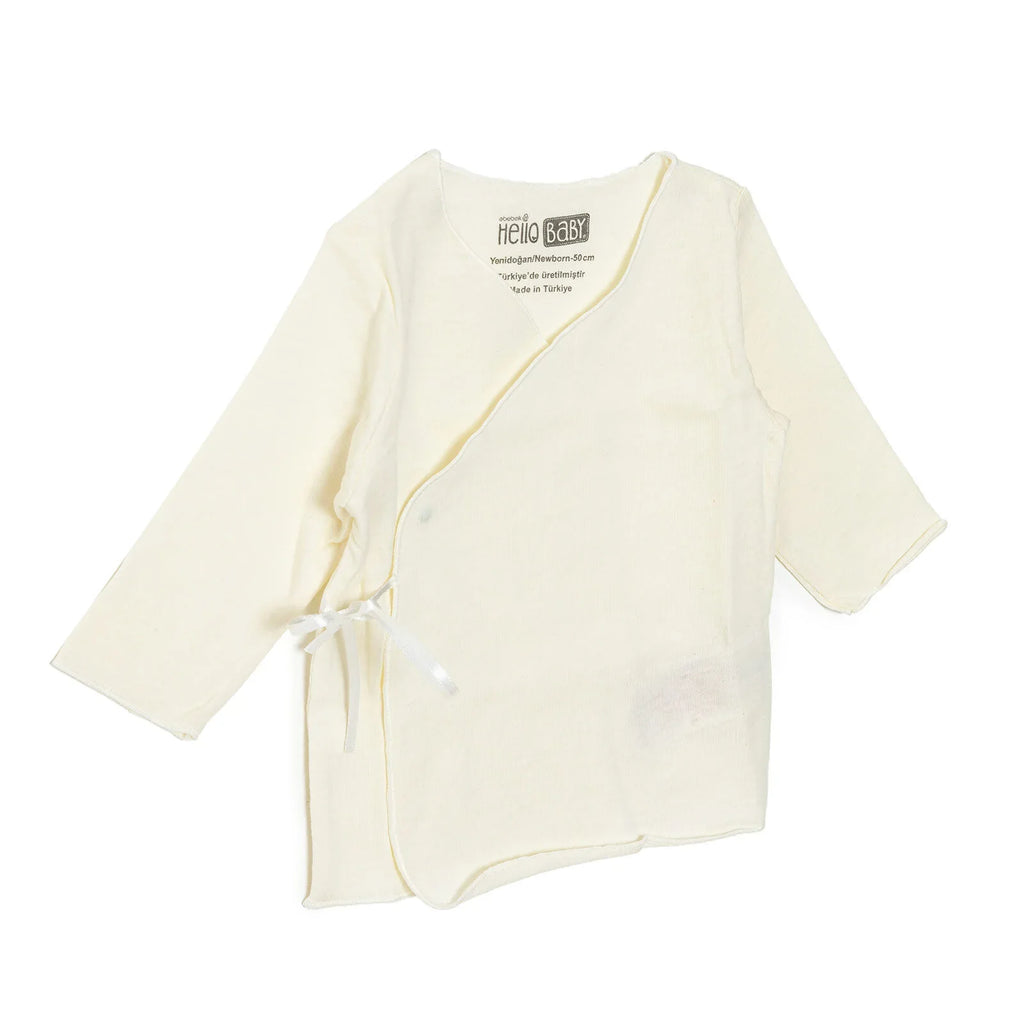 HelloBaby Wrapover Top 2-Pack - Ecru