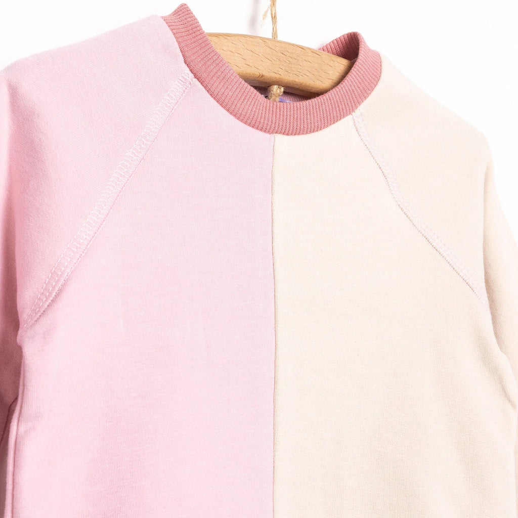 HelloBaby Newborn Colour Block Sweatshirt - Pink
