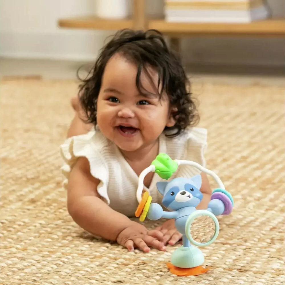 Infantino Stick & Spin High Chair Pal - Racoon