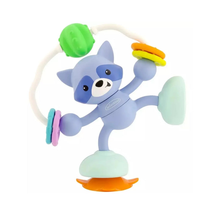 Infantino Stick & Spin High Chair Pal - Racoon