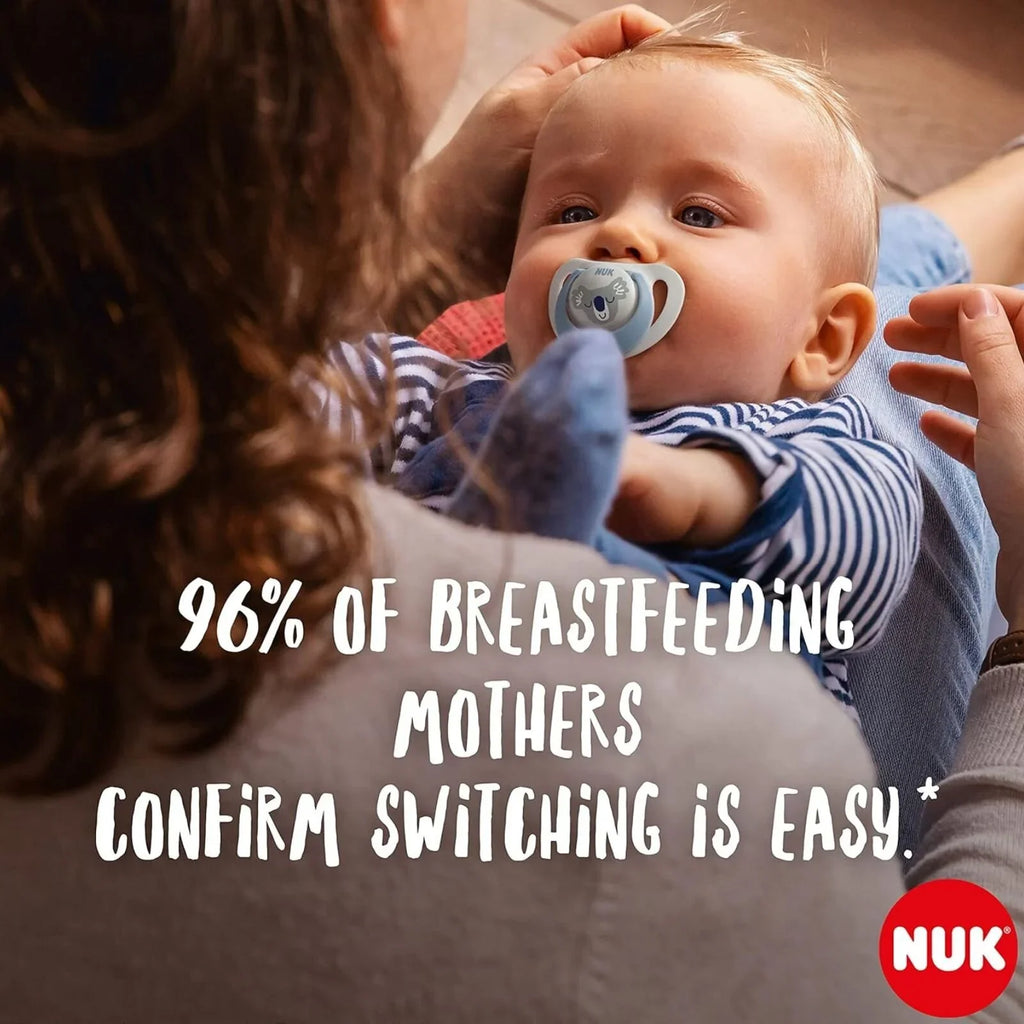 NUK Star Soother 18-36 months Pack of 2 - Blue