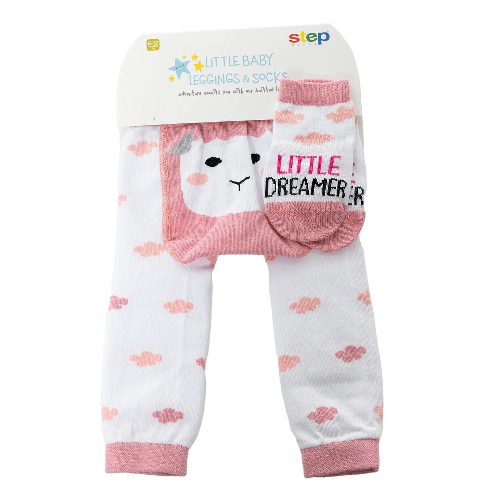 Step Tights and Socks - Pink