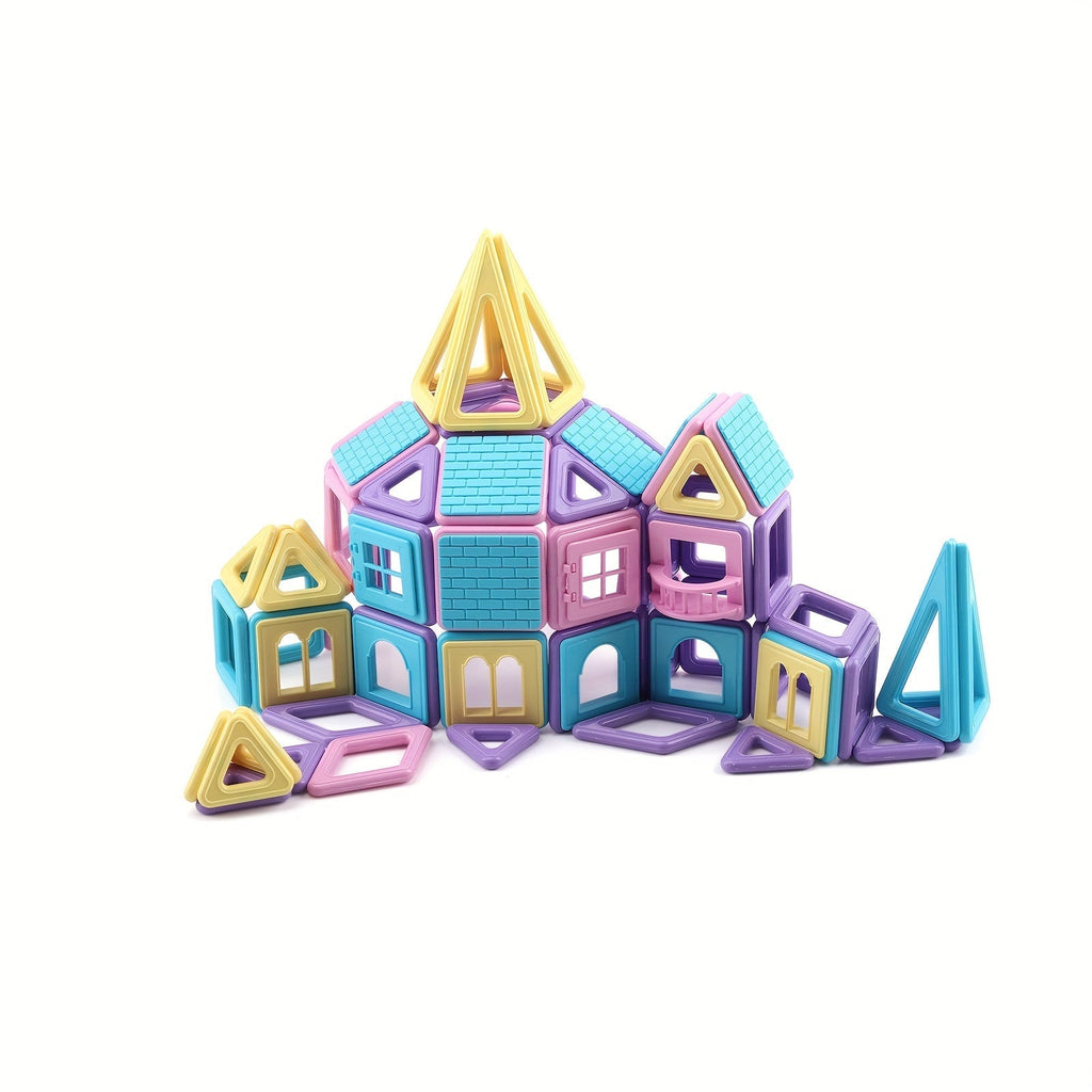 Magnetic Building Blocks Set (165pcs for Kids)