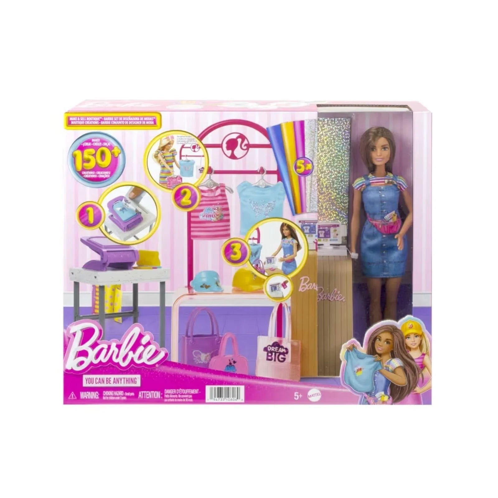 Barbie Make & Sell Boutique Playset